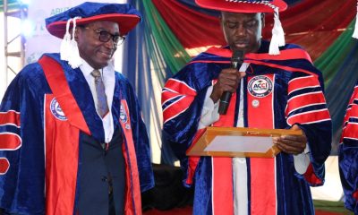 Amb. Olusegun H. Olugbile, Chairman of the, Data Analytics Privacy Technology Ltd. With President, ACCI, Chief Emeka Obegolu , SAN